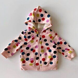 NEW Hanna Andersson Baby Girl Hoodie 6-12 Months